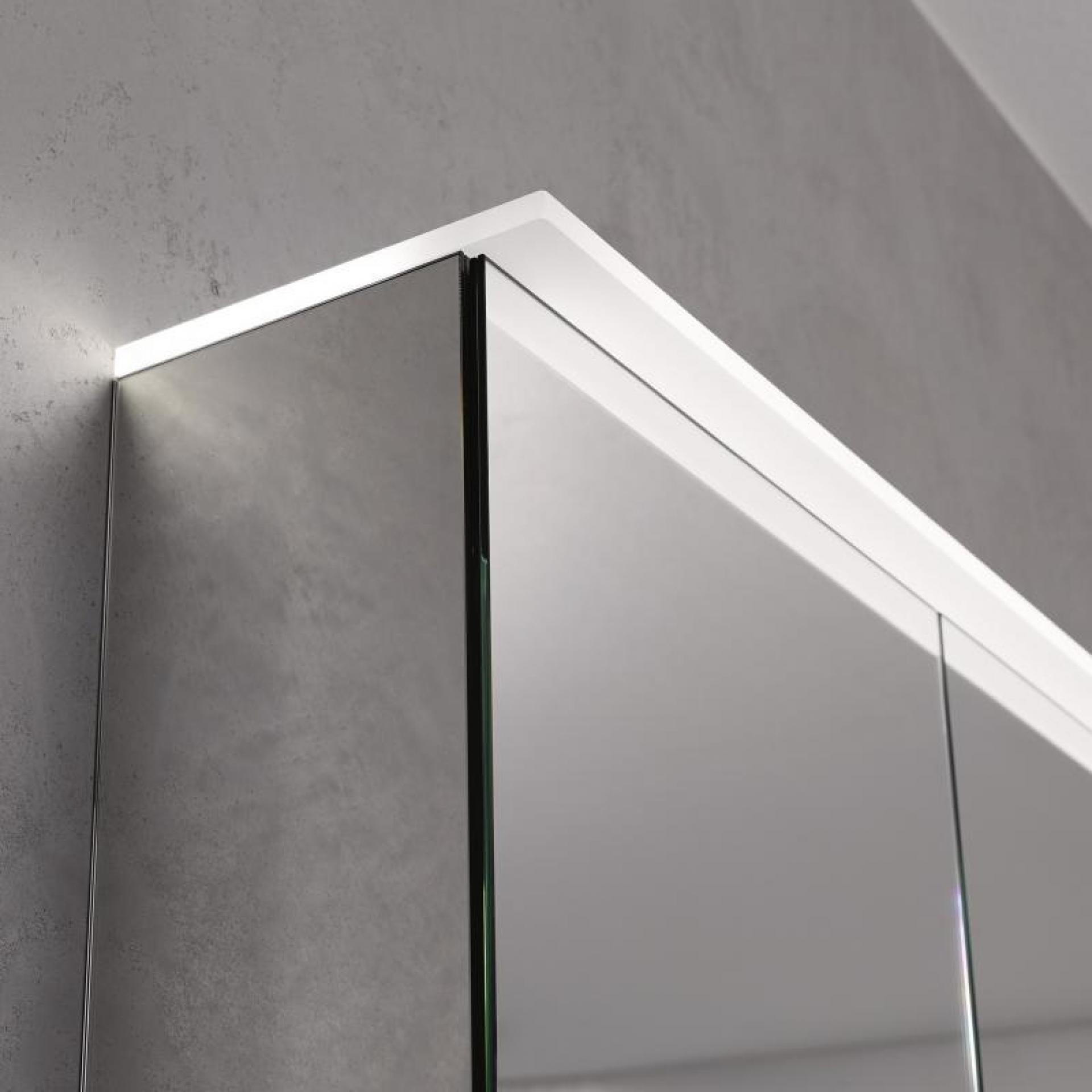 Зеркальный шкаф с подсветкой 90 см Geberit Option Plus 500.594.00.1 - фото Geberit (Геберит) Shop