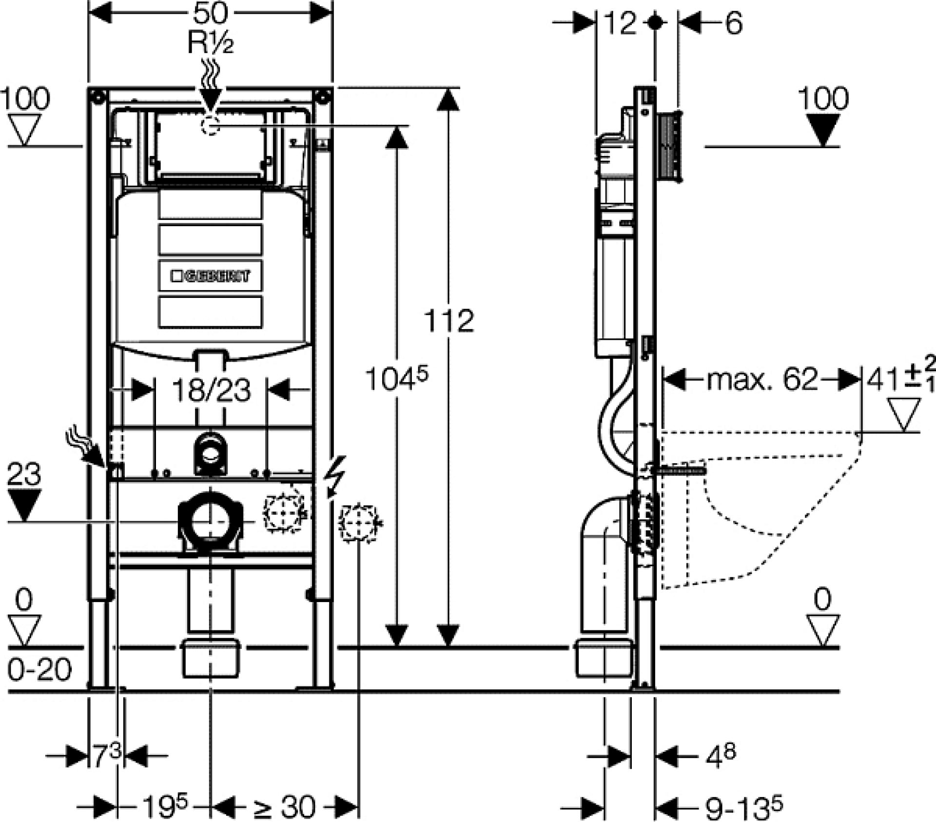 Комплект GEB30011783436 Geberit + beWash Metison подвесной унитаз быстросъёмным сиденьем микролифт + инсталляция Geberit Duofix + кнопка смыва Geberit Sigma 01 белый + креплений к стене для инсталляций Geberit Duofix - фото Geberit (Геберит) Shop