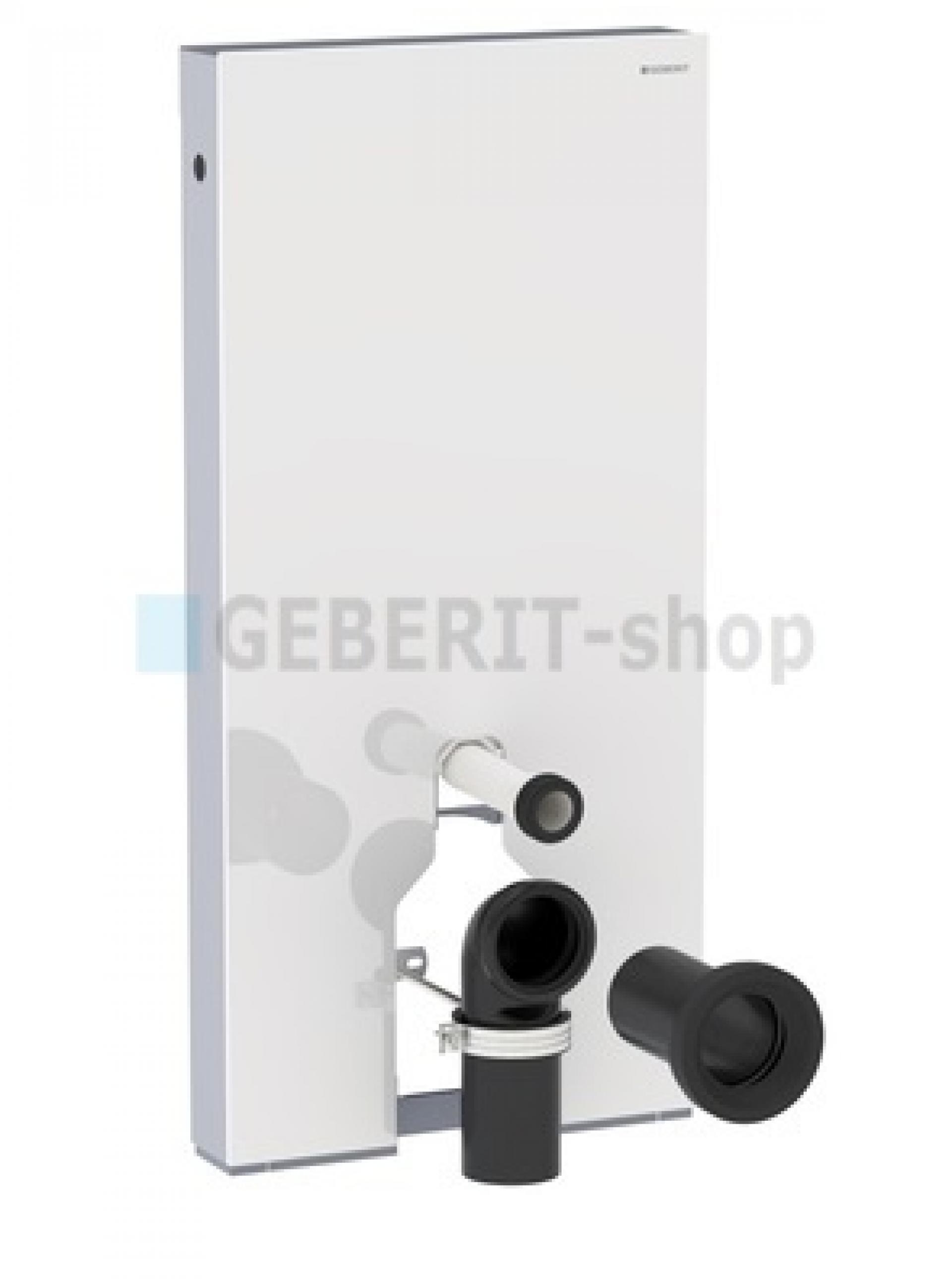Сантехнический модуль Geberit Monolith Premium 131.001.SI.1 для напольного унитаза, стекло белое. - фото Geberit (Геберит) Shop