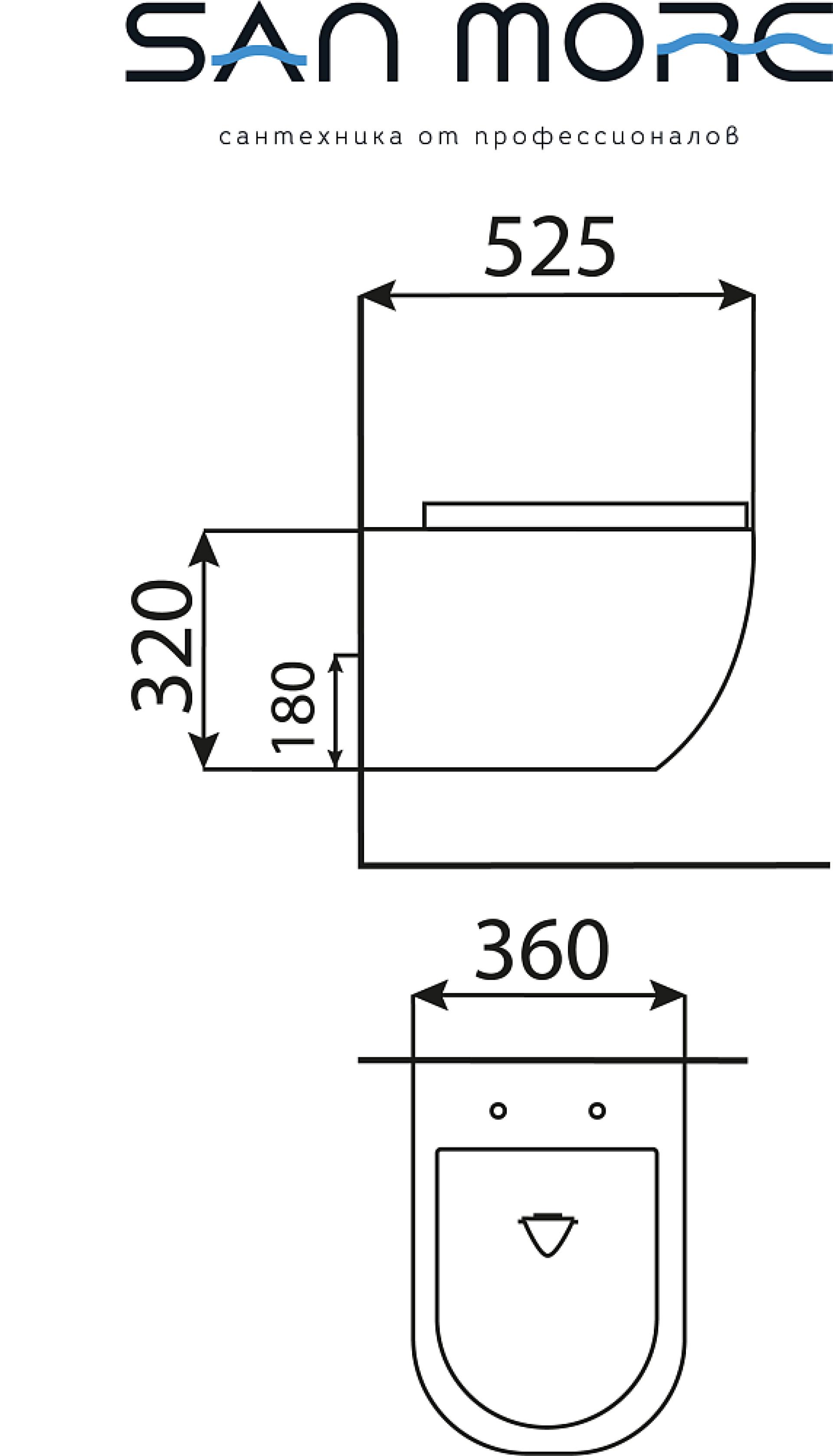 Комплект инсталляция Geberit Duofix Delta 458.124.21.1 + унитаз San More Fiaba SMT971901 с сиденьем микролифт - фото Geberit (Геберит) Shop