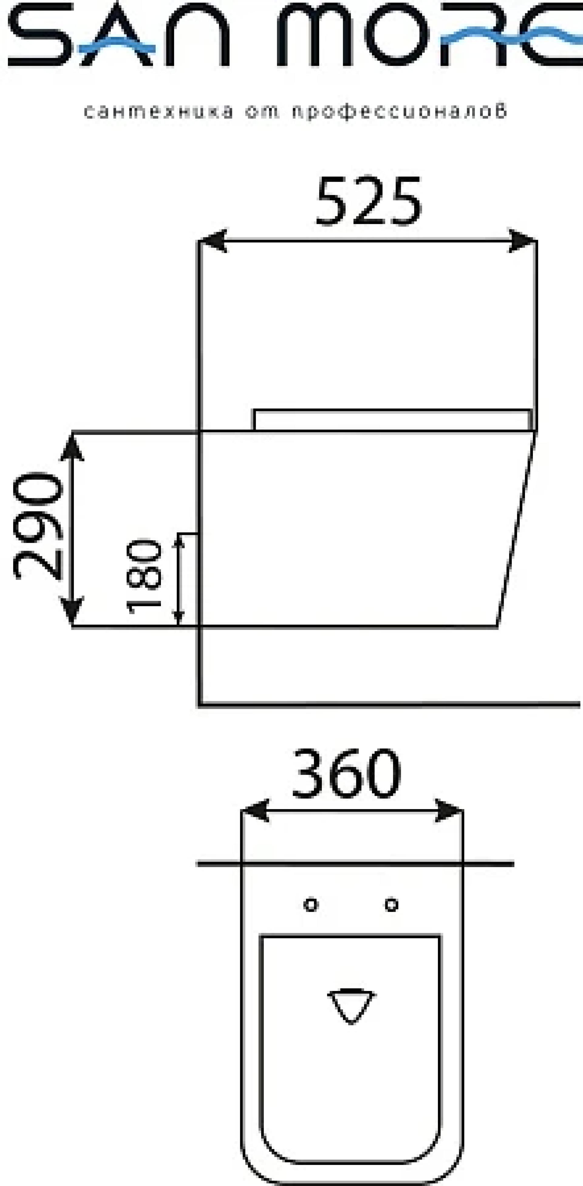 Комплект инсталляция Geberit Duofix 458.124.21.5 + унитаз San More Ispirare SMT971902 с сиденьем микролифт - фото Geberit (Геберит) Shop