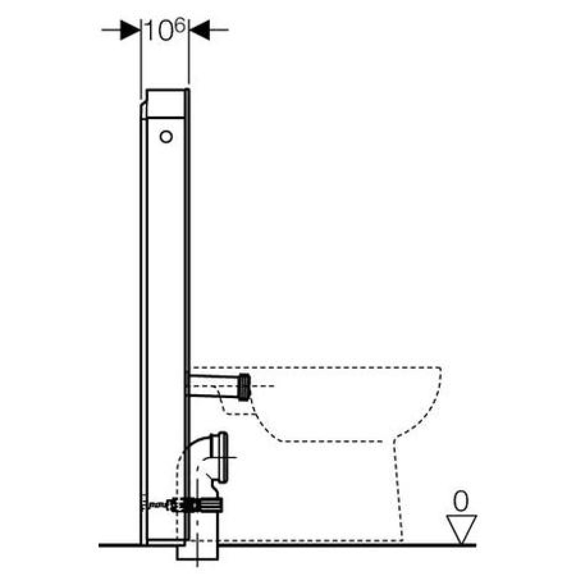 Сантехнический модуль Geberit Monolith Standard 131.001.SQ.1 для напольного унитаза ,стекло умбра - фото Geberit (Геберит) Shop