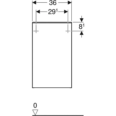 Шкаф Geberit Smyle Square 500.359.JR.1 коричневый - фото Geberit (Геберит) Shop