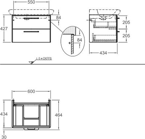 Мебель для ванной Geberit It! 60, белый - фото Geberit (Геберит) Shop