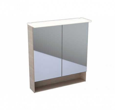 Зеркальный шкаф с подсветкой 75 см Geberit Acanto 500.645.00.2 - фото Geberit (Геберит) Shop