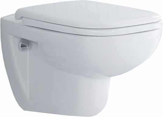 Подвесной унитаз Duravit D-Code 45700900A1 с сиденьем Микролифт - фото Geberit (Геберит) Shop