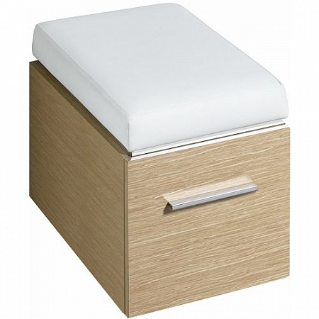Шкафчик с подушкой 40 см Geberit Silk Y816070000 (пуфик) - фото Geberit (Геберит) Shop