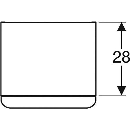 Шкаф Geberit Smyle Square 500.359.JR.1 коричневый - фото Geberit (Геберит) Shop