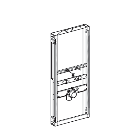 Система инсталляции для писсуаров Geberit GIS 461.686.00.1, для наружного смывного клапана - фото Geberit (Геберит) Shop